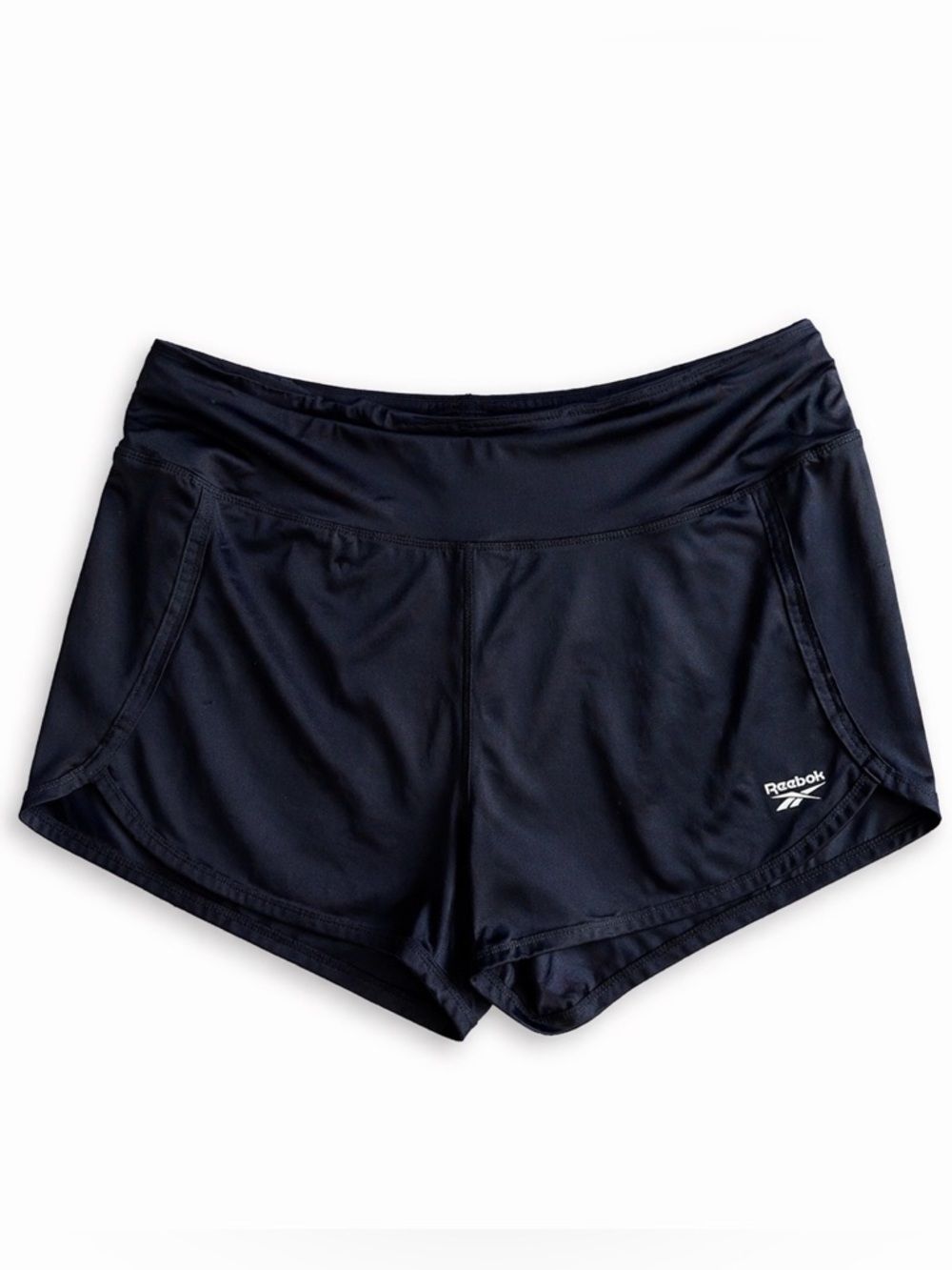 Reebok Navy Athletic Shorts XL Built In Liner Running Workout Lightweight